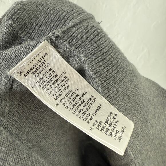 Vintage Y2K Forever 21 Women's sweater S Sequin Crop Cardigan Knit S/S JJ8 - Picture 7 of 7